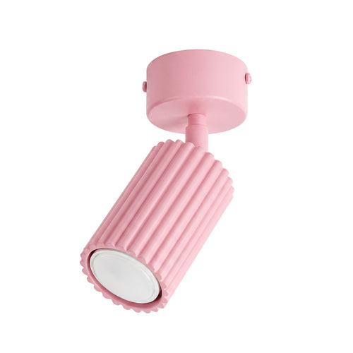 Sollux Lighting Plafondlamp KARBON 1 roze - 7x7x18cm