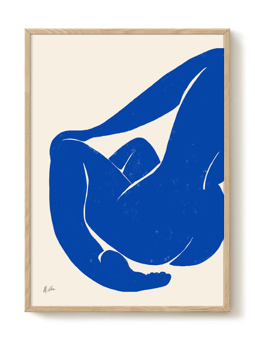 Michelle - Nu Blue - PSTR studio Kunst Poster - vtwonen shop