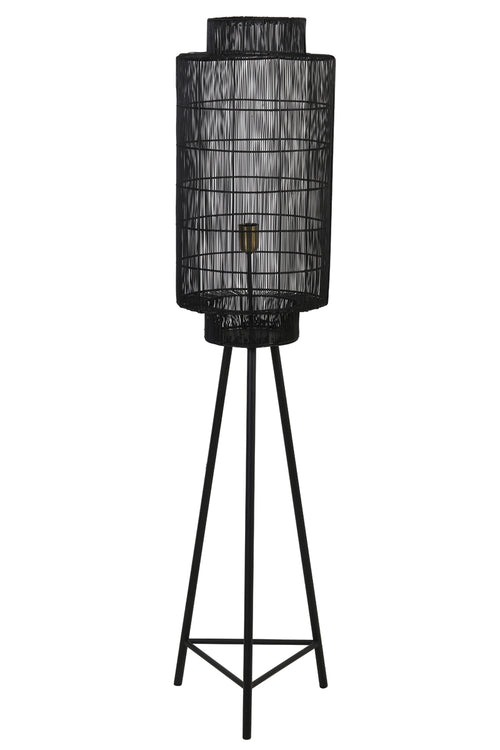 Light & Living vloerlamp GRUARO - Ø32x150cm - zwart - vtwonen shop