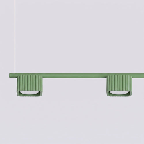 Sollux Lighting Kroonluchter RIFF 4 saliegroen Gx53 - 122x10x208cm