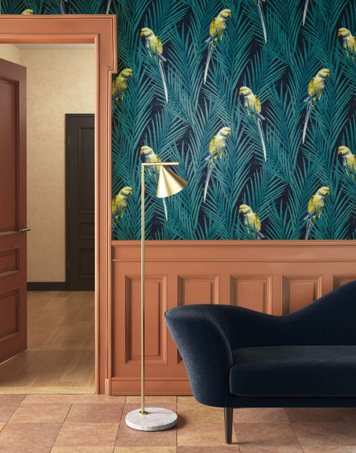 Masureel behang bladeren groen - 53 cm x 10.05 m - 630103 - vtwonen shop