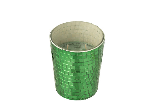 J-Line geurkaars Spiegel - glas - groen - vtwonen shop