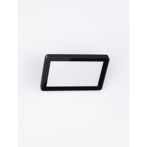 Merano Cleveland Buiten Moderne Wandlamp Sandy Zwart Aluminium, Glas Silicone Pakking LED 15W 496.9Lm 3000K IP65