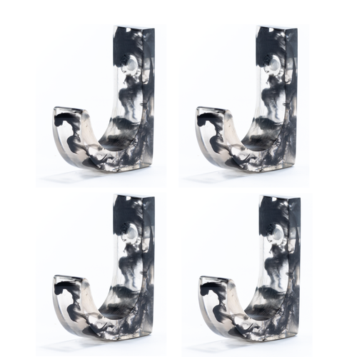 Brût Homeware | Set van 4 Kapstokhaken | Pavone | Cobra