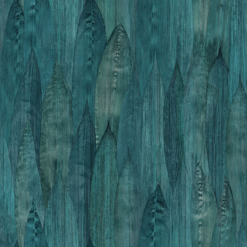 Origin Wallcoverings eco-texture vliesbehang bladeren zeegroen - 53 cm x 10,05 m - 347368 - vtwonen shop