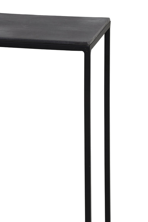 Light & Living tafel  - zwart - 120x25x80 cm