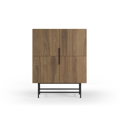 Calicosy - Buffetkast RIMA - donker hout 100x40x128 cm