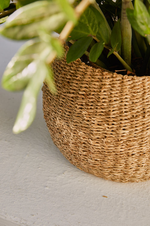 Calma House Bloempot Phan - Naturel - Diam. 27x25