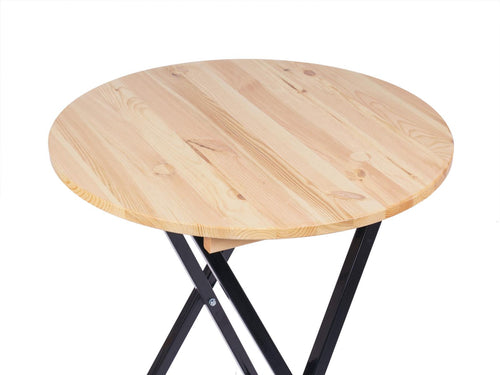 MaximaVida inklapbare ronde statafel Berlijn Ø 80 cm 3-laags blanke lak - FSC hout - vtwonen shop