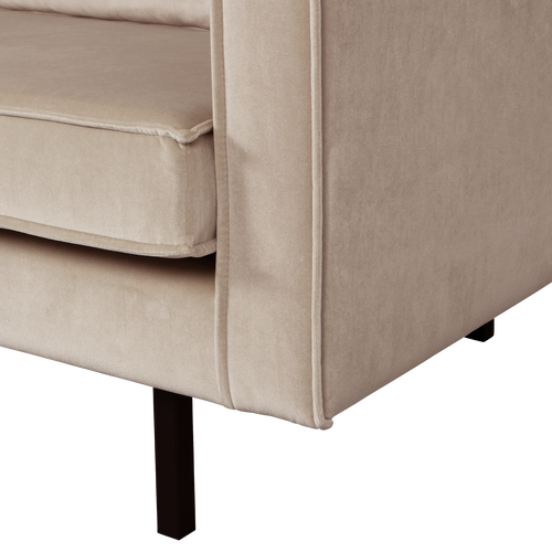 WOOOD 2-zits bank Rodeo - Velvet - Khaki - 85x150x86