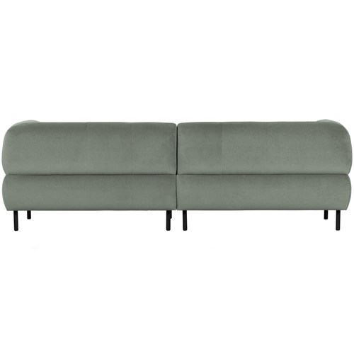 WOOOD 4-zits bank Lloyd - Velvet - Groen - 75x245x90