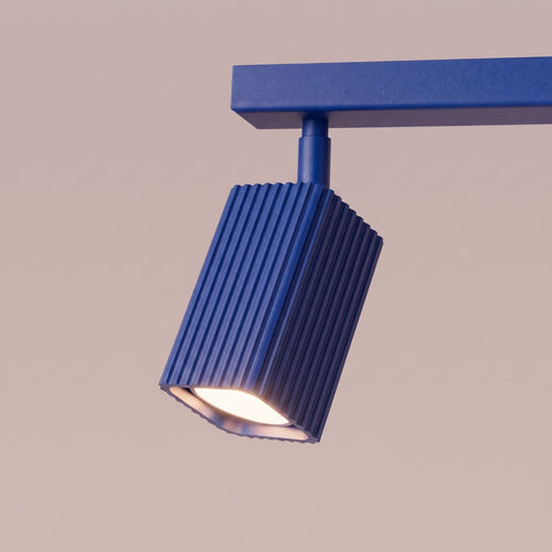 Sollux Lighting Plafondlamp RAYO 3L ultramarijn - 45x6x16,5cm