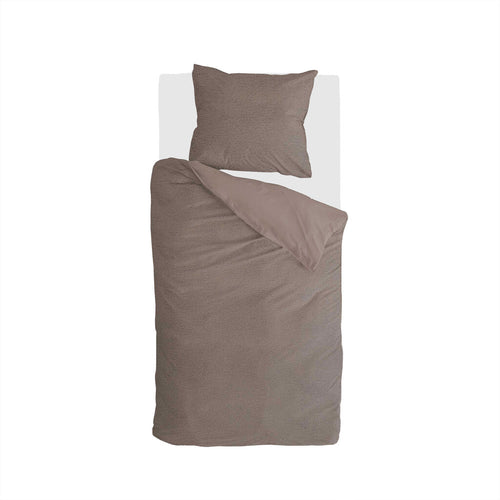 Byrklund - Dekbedovertrek Favorite Fuzzle - 200x220 cm - Bruin