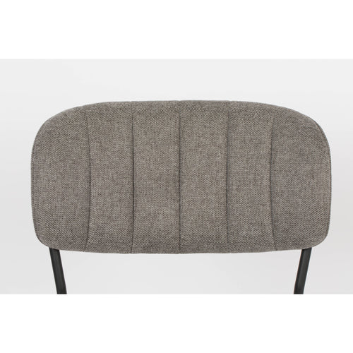 Housecraft Living Jolien Eetkamerstoelen Zwart/ Grijs - Set van 2 - vtwonen shop