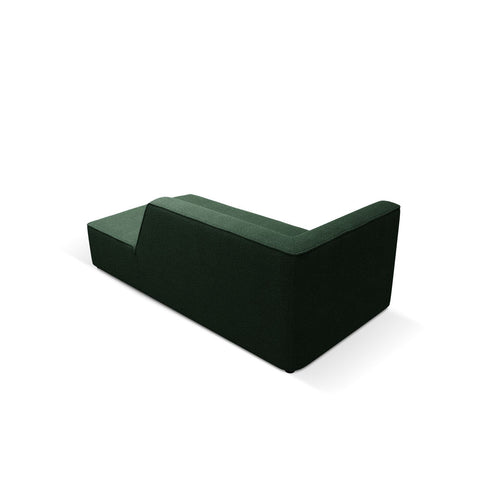 Cosmopolitan Design - Ligstoel rechts Siena structurele stof groente - 181x93x69cm