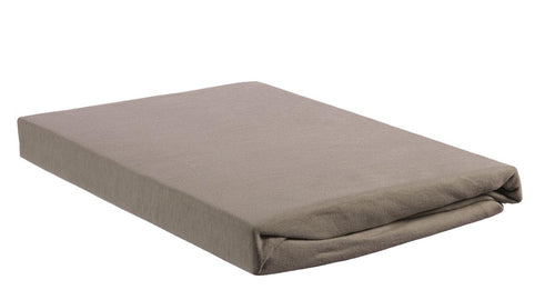 Beddinghouse topper hoeslaken BH Jersey TD - 180x200/220 cm - taupe - vtwonen shop