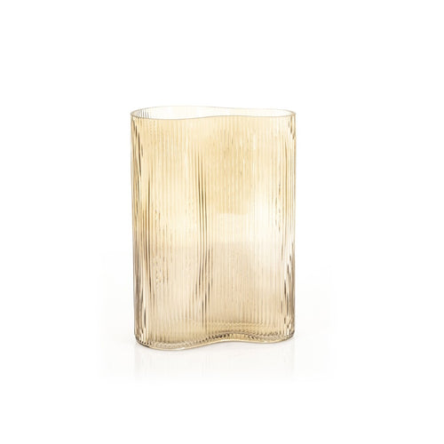 FurniLux Riba 6 vaas - Brown - 18x11x25 cm