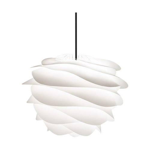 Umage Carmina Mini hanglamp white - met koordset zwart - Ø 32 cm - vtwonen shop