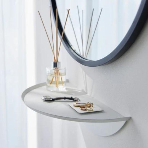 Yamazaki Wandplank Halfrond - Tower - Wit