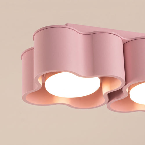 Sollux Lighting Plafondlamp OVIO 2 roze Gx53 - 24,5x12x8cm