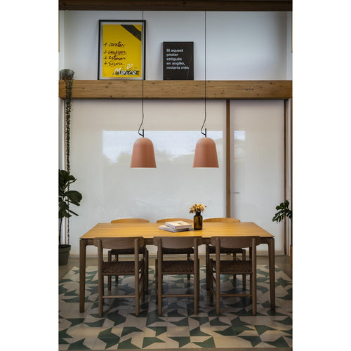 Faro STUDIO 29 cm koepel hangende plafondlamp roze