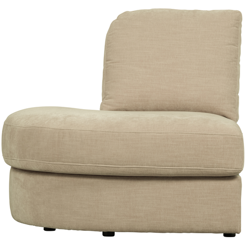 vtwonen 1-zits bank element ronde hoek links Family - Polyester - Zand - 85x93x98 - vtwonen shop