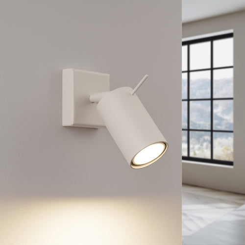 Sollux Lighting Wandlamp RING beige - 8x16x8cm