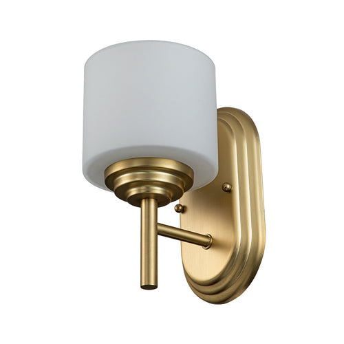 Elstead Feiss Malibu Wandlamp Geborsteld Messing, IP44