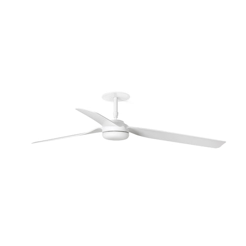 Faro Cruiser Cruiser inbouw plafondventilator met LED-verlichting van 160 cm, mat wit (CCT)