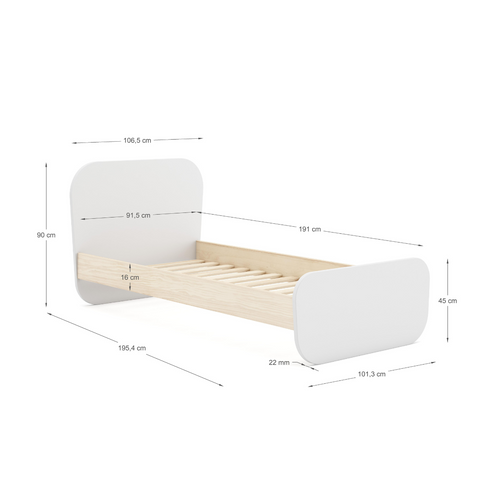 Calicosy - SIMON Bed - Groen - 195,4x106,5x90 cm