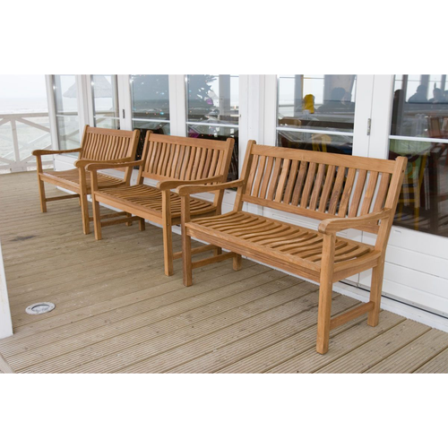 Exotan tuinbank 3-zits Comfort - Teak - Naturel - 95x123x57 - vtwonen shop