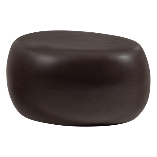vtwonen bijzettafel Pebble - Betonlook - Donkerbruin - 31x65x49