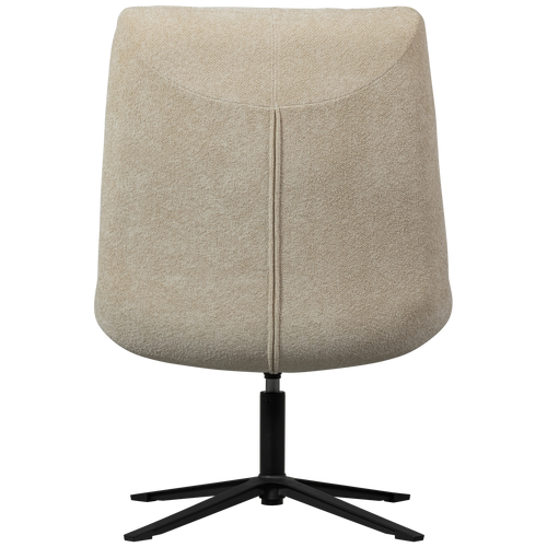 WOOOD draaibare fauteuil Job - Bouclé - Zand - 101x70x85 - vtwonen shop