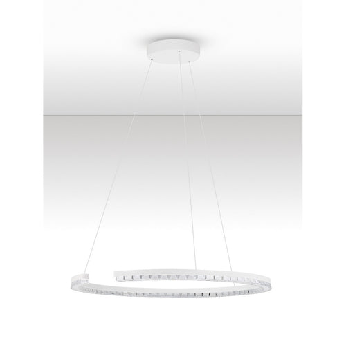 Nova Luce GREAMY Geïntegreerde LED-hanglamp voor plafond, zandwit, Triac dimbaar, 30W, 1950lm, 3000K