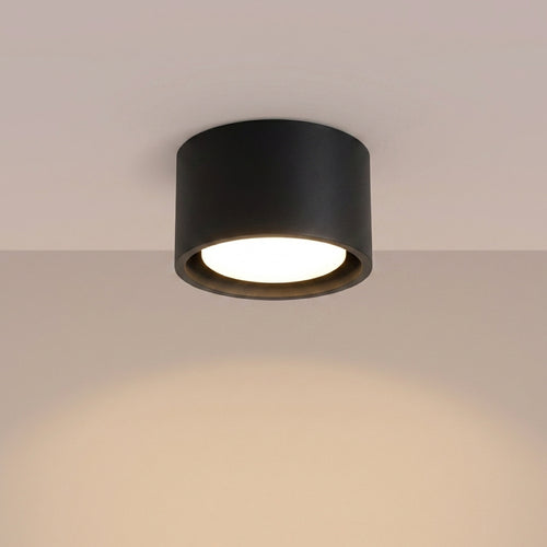 Sollux Lighting Plafondlamp MODO 1 zwart Gx53 - 10x10x6cm