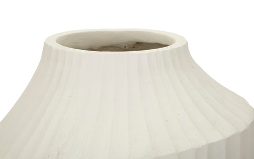 Mauro Ferretti vaas - 28,5x50,5 cm - crème