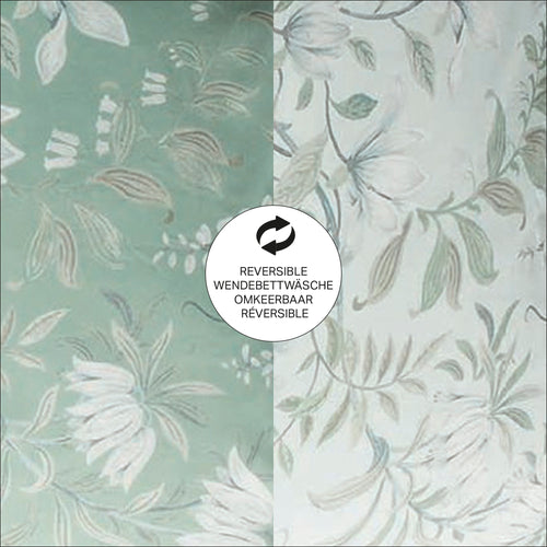 Laura Ashley Dekbedovertrek lits-jumeaux Parterre Sage 230cm x 220cm