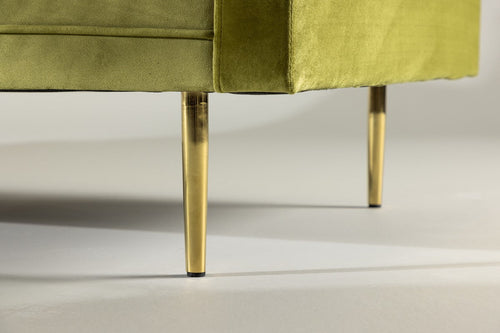 BRAM Bank Renzo - Zits Bank - Groen Velours