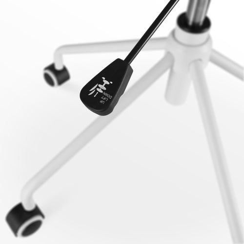 Nolon Nout-Fé bureaustoel taupe melange - wit onderstel