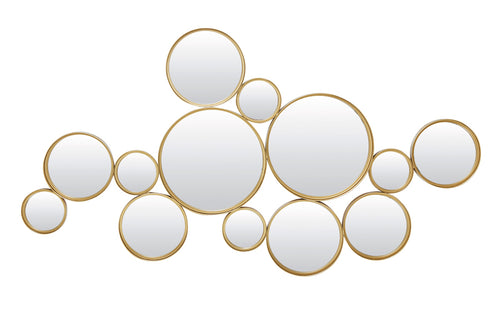 Light & Living spiegel CIELO - 127x3.5x64.5cm - goud - vtwonen shop