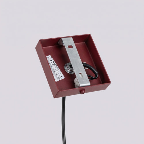 Sollux Lighting Hanglamp RAYO 1 bordeaux - 8x8x118cm