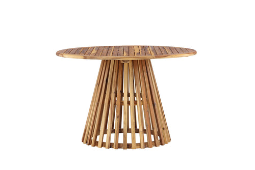 Rebellenclub Ronde Tuintafel Elm - ø120cm - Naturel Hout