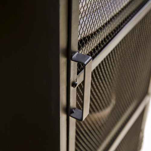 Tikamoon Kolomkast van strekmetaal - Zwart