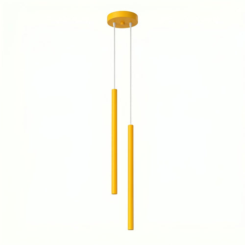 Sollux Lighting Hanglamp PASTELO 2 geel - 15x15x118cm