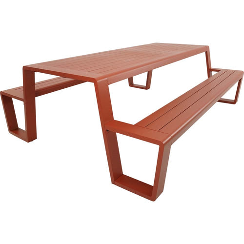 Lesli Living picknickset Estilo - rood - 220x183x74cm