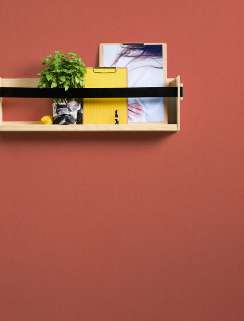 Livingwalls behang effen oranje en rood - 53 cm x 10.05 m - AS-377482 - vtwonen shop