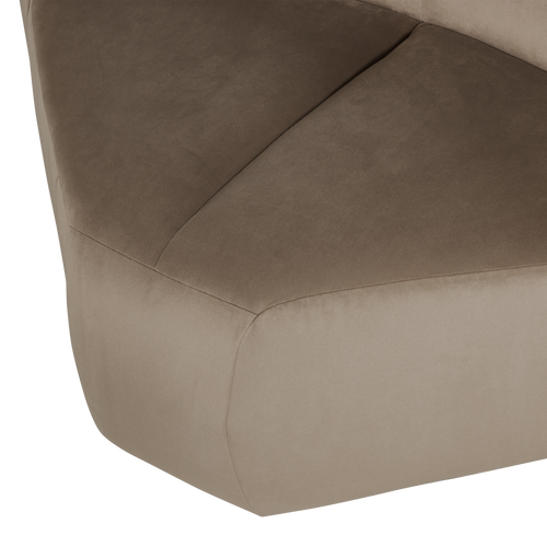 WOOOD hoekelement Mojo - Velvet - Khaki - 74x110x110