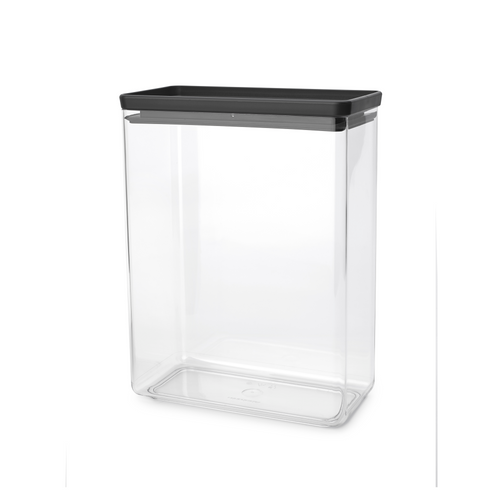 Brabantia Tasty+ Voorraadbus stapelbaar 5,4 liter - Dark Grey