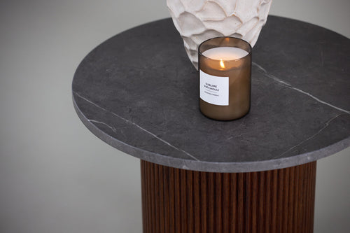 Rebellenclub Salontafel Mou - Ø52 cm - Walnoot