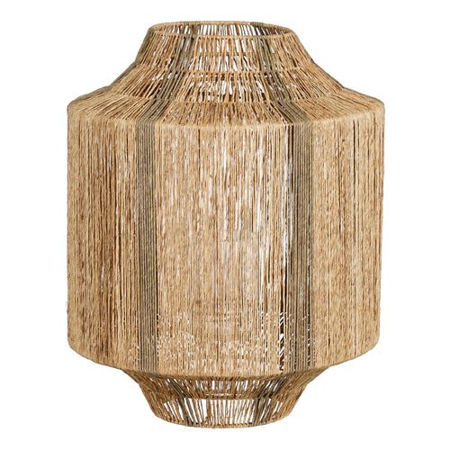 Mica Decorations Liliano Lantaarn - H51 x Ø40 cm - Jute - Donkergroen - vtwonen shop